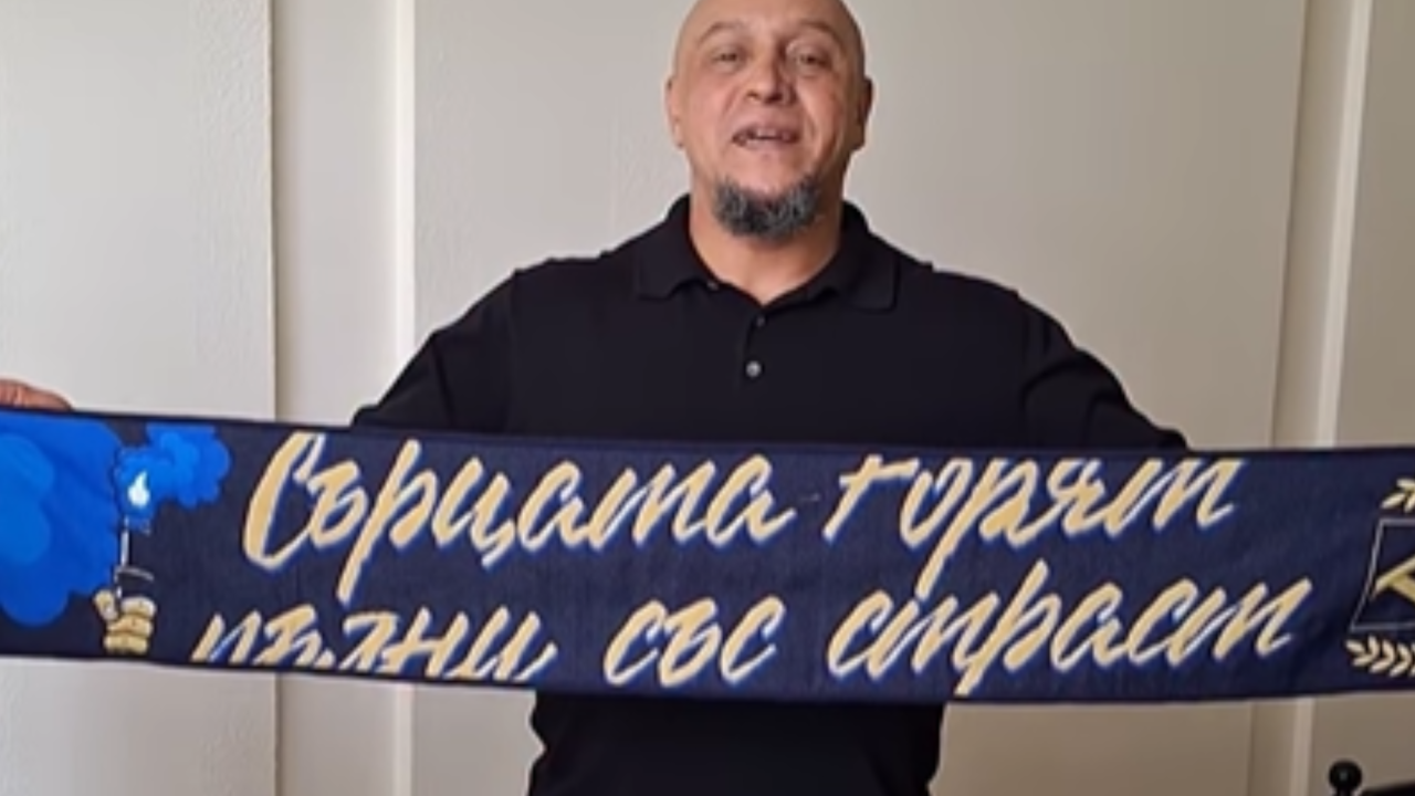 Роберто Карлош поздрави Левски за титлата при визитата си в България